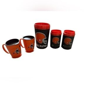 Vintage Cleveland browns cups